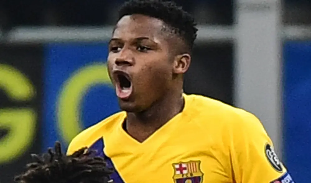 Ansu Fati le dio la victoria al FC Barcelona y dejó fuera de la Champions League al Inter de Mián. | Foto: AFP Ansu Fati le dio la victoria al FC Barcelona y dejó fuera de la Champions League al Inter de Mián. | Foto: AFP
