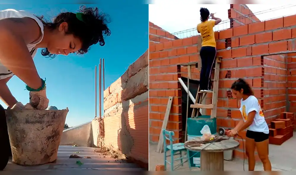 YouTube viral: hermanas albañiles hacen su propia casa y así les queda [VIDEO]