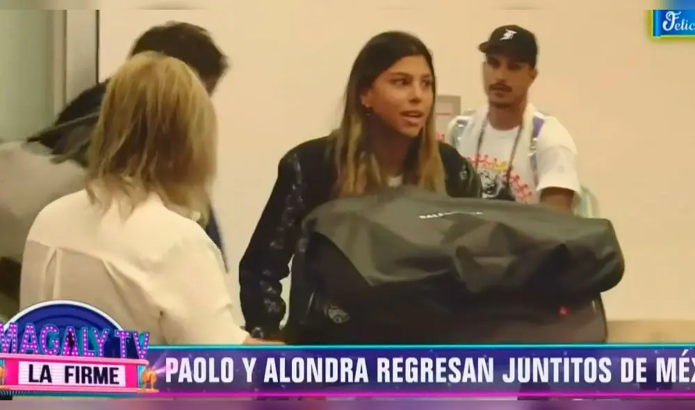 Alondra García Miró y Paolo Guerrero