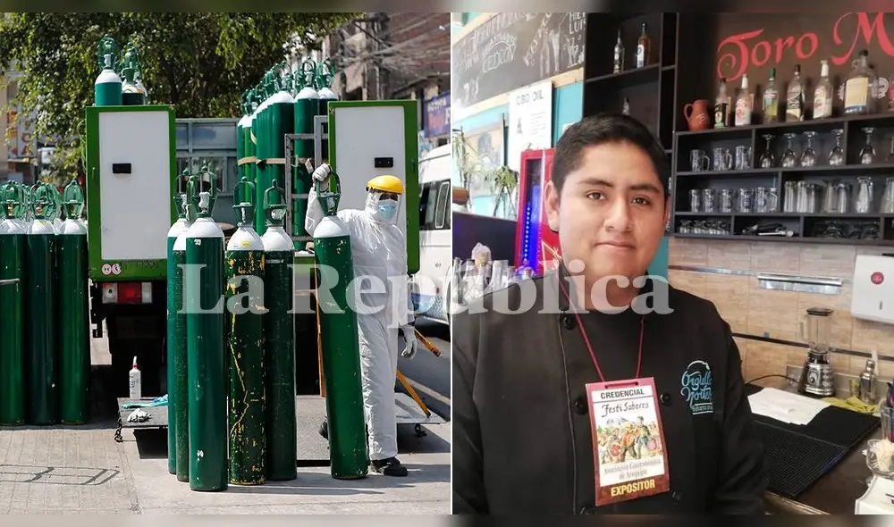 Coronavirus en Arequipa. Oxígeno que joven chef dejó al morir sirvió para salvar a un padre de familia.