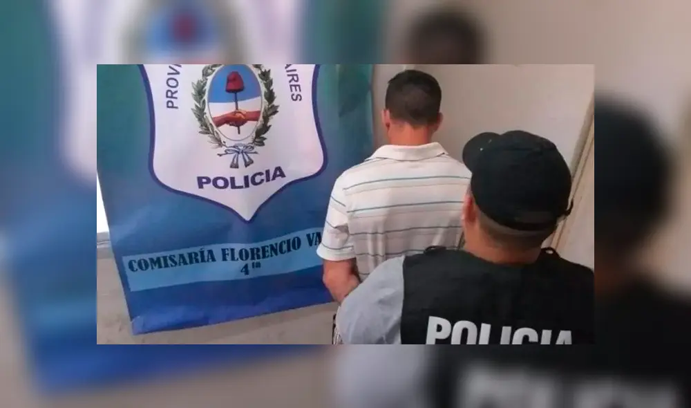 El depravado fue detenido por las autoridades. (Captura: Mitre)