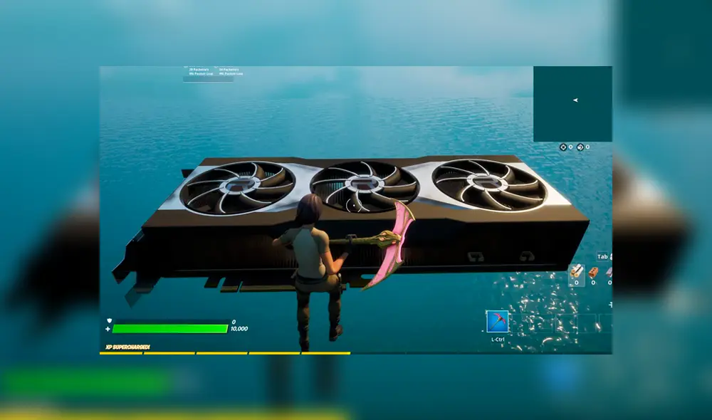 AMD presenta su nueva tarjeta gráfica Radeon RX 6000 en Fortnite. Foto: Polygon. AMD presenta su nueva tarjeta gráfica Radeon RX 6000 en Fortnite. Foto: Polygon.