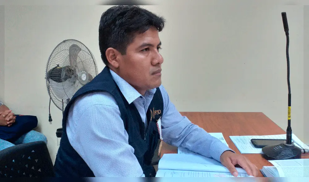 El fiscal Jaime Pérez expuso los fundamentos ante el Juzgado para lograr la condena. Foto: La República