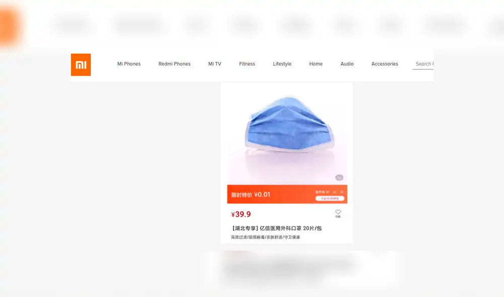 Xiaomi empezó a vender mascarillas para frenar avance del Coronavirus y ya se agotaron