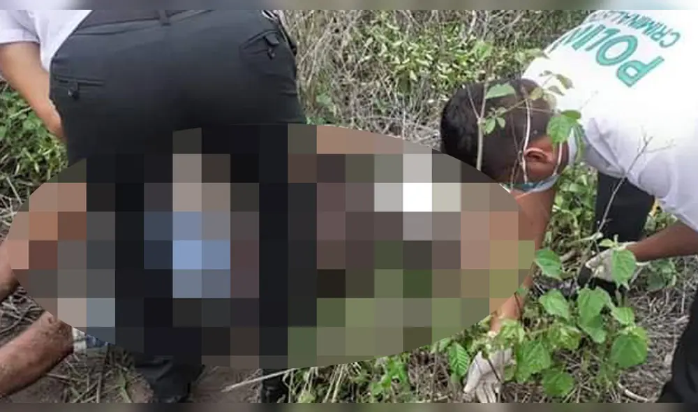 Occiso fue hallado entre matorrales.