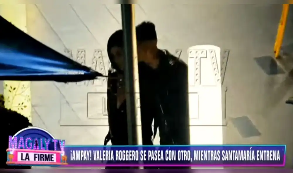 Anderson Santamaría: Valeria Roggero es captada con argentino en cariñosa situación