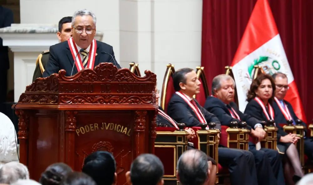 José Luis Lecaros presidió ceremonia de inicio del Año Judicial 2020. Foto: Michael Ramon/La República.