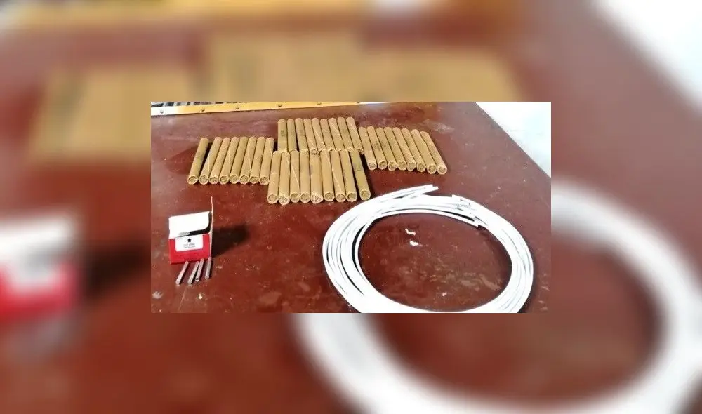 Los explosivos habrían sido abandonados por mineros ilegales. Los explosivos habrían sido abandonados por mineros ilegales.