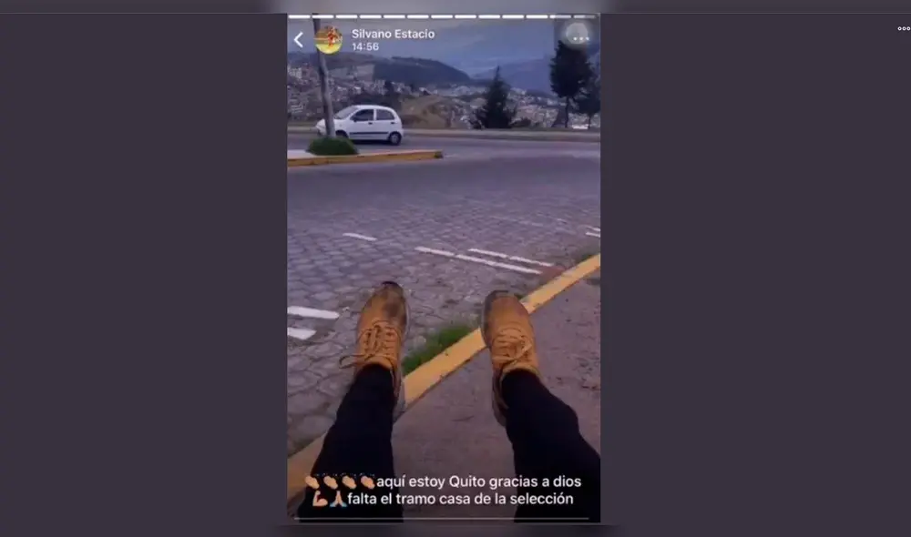 Silvano Estacio: viajó hasta Quito para firmar permiso de salida de su hijo para que juegue el Mundial Sub 17.