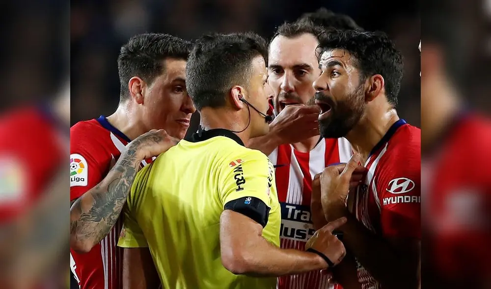 Barcelona vs Atlético de Madrid: Diego Costa se fue expulsado tras insultar al árbitro [VIDEO]