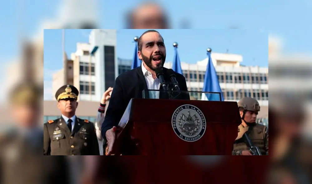 Nayib Bukele, presidente de El Salvador. Foto: AP. Nayib Bukele, presidente de El Salvador. Foto: AP.
