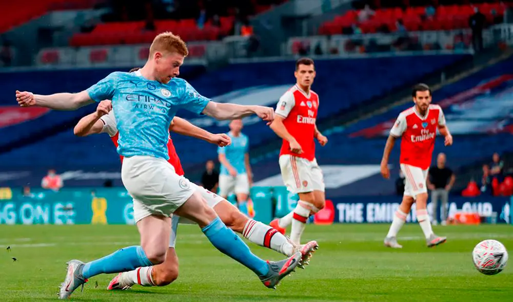 Arsenal y Manchester City se enfrentan por los cuartos de final de la Carabao Cup. Foto: EFE