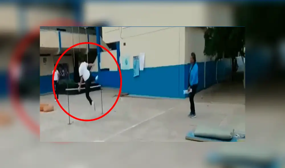 YouTube viral: Joven sufre vergonzosa caída durante clase de Educación Física [VIDEO]