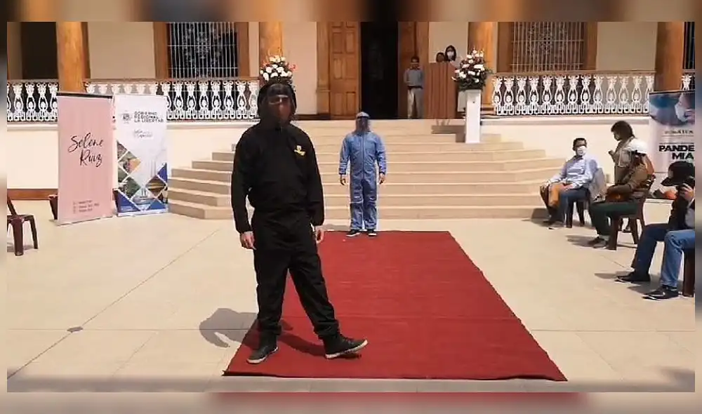 Realizan desfile de equipos de protección pese a situación critica de salud de Trujillo