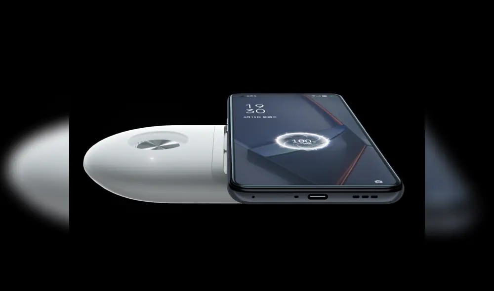 La plataforma de carga flash inalámbrica AirVOOC de Oppo. La plataforma de carga flash inalámbrica AirVOOC de Oppo.