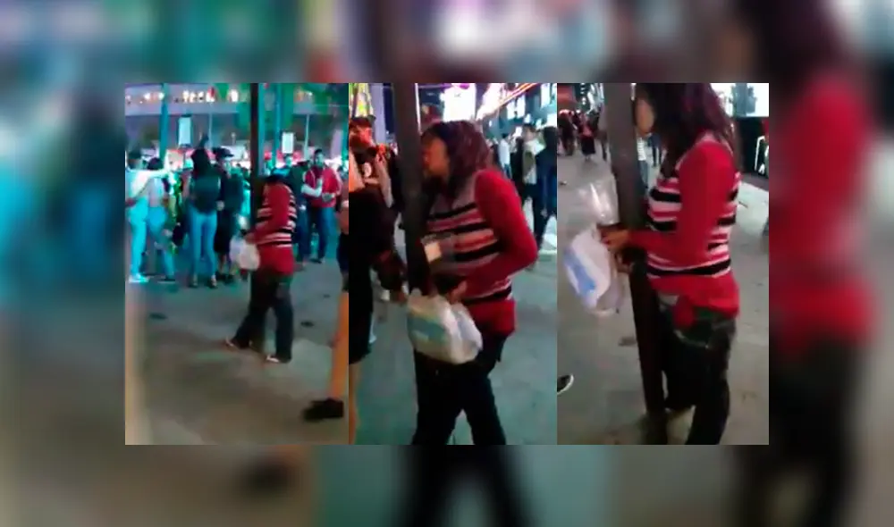 Facebook viral: chica confunde a su pareja con un poste de luz tras tomar alcohol en exceso [VIDEO]
