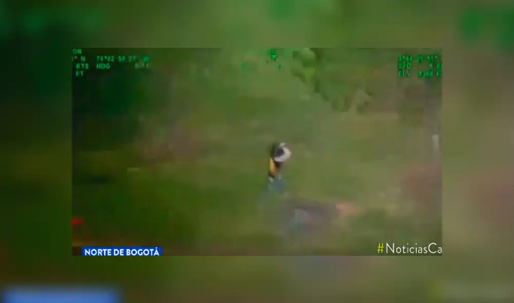 Colombia: asaltante de mujeres es capturado con ayuda de helicóptero halcón