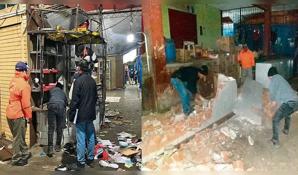 Caso. Vendedores habían construido mesas de concreto y mayólica en el interior del Modelo. Casetas metálicas también se retiraron. Caso. Vendedores habían construido mesas de concreto y mayólica en el interior del Modelo. Casetas metálicas también se retiraron.