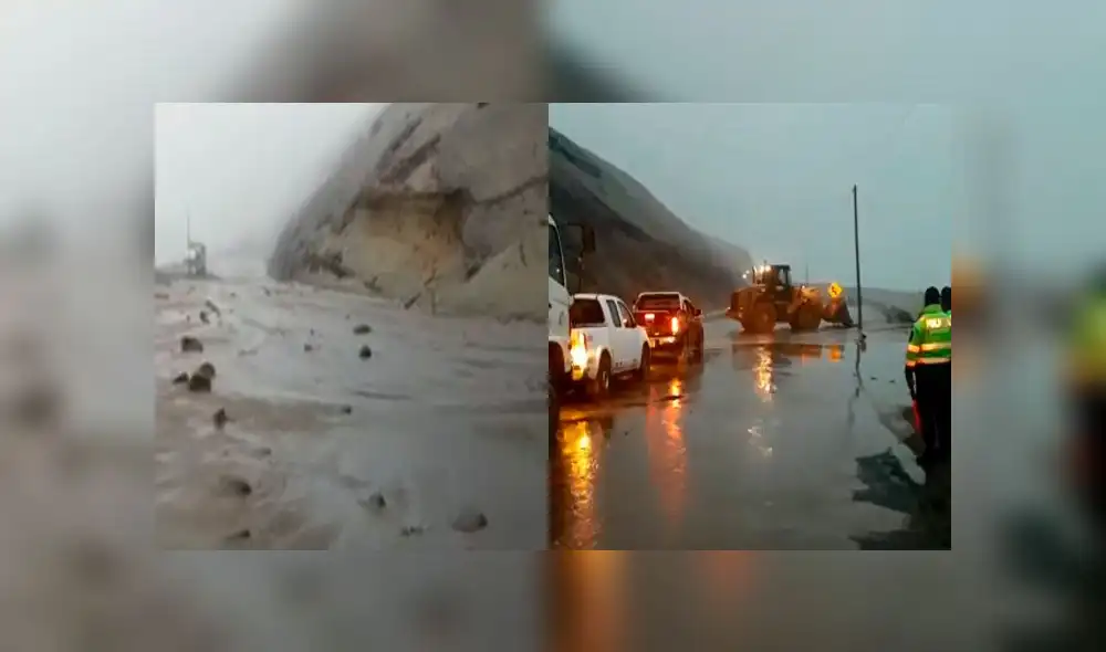 Huaico en Arequipa bloqueó la vía Panamericana Sur [VIDEO]