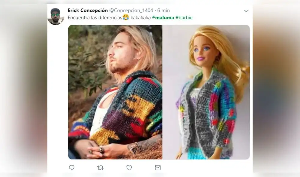 Maluma es blanco de crueles memes por look que lució en los Latin AMAs 2018