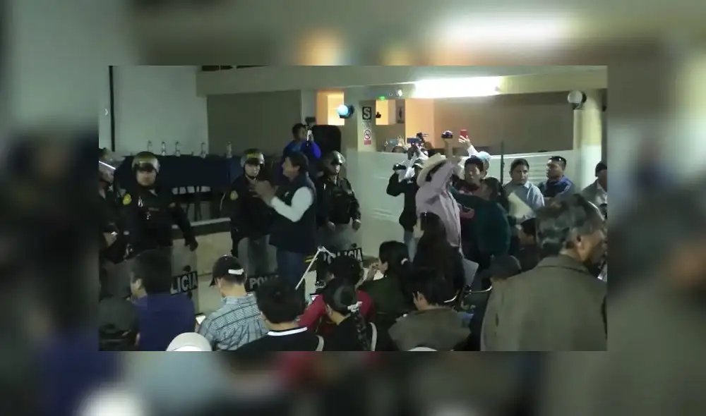 Opositores al proyecto Zafranal. Opositores al proyecto Zafranal.