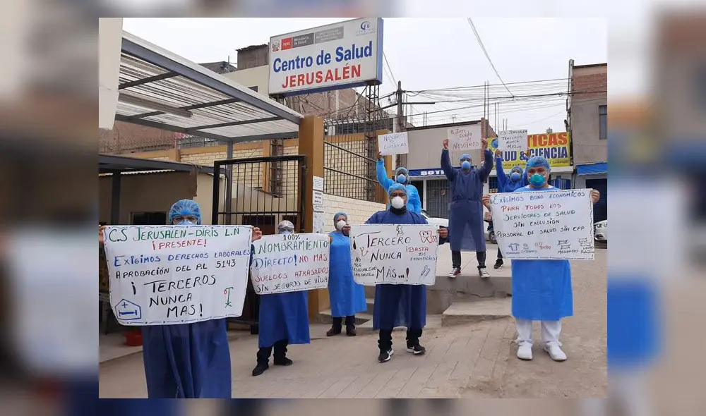 Médicos de la Diris Lima Norte reclaman mejores condiciones laborales | Créditos: difusión