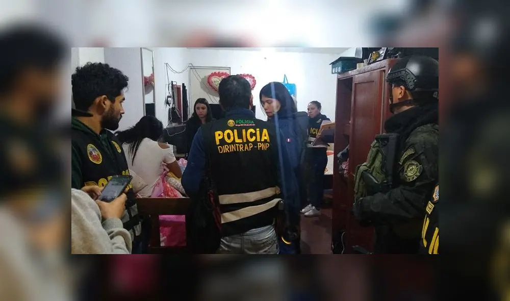 En operativo se allanó tres inmuebles en SJL y SJM donde se detuvo a los sospechosos y algunas víctimas. (Foto: Policía Nacional) En operativo se allanó tres inmuebles en SJL y SJM donde se detuvo a los sospechosos y algunas víctimas. (Foto: Policía Nacional)