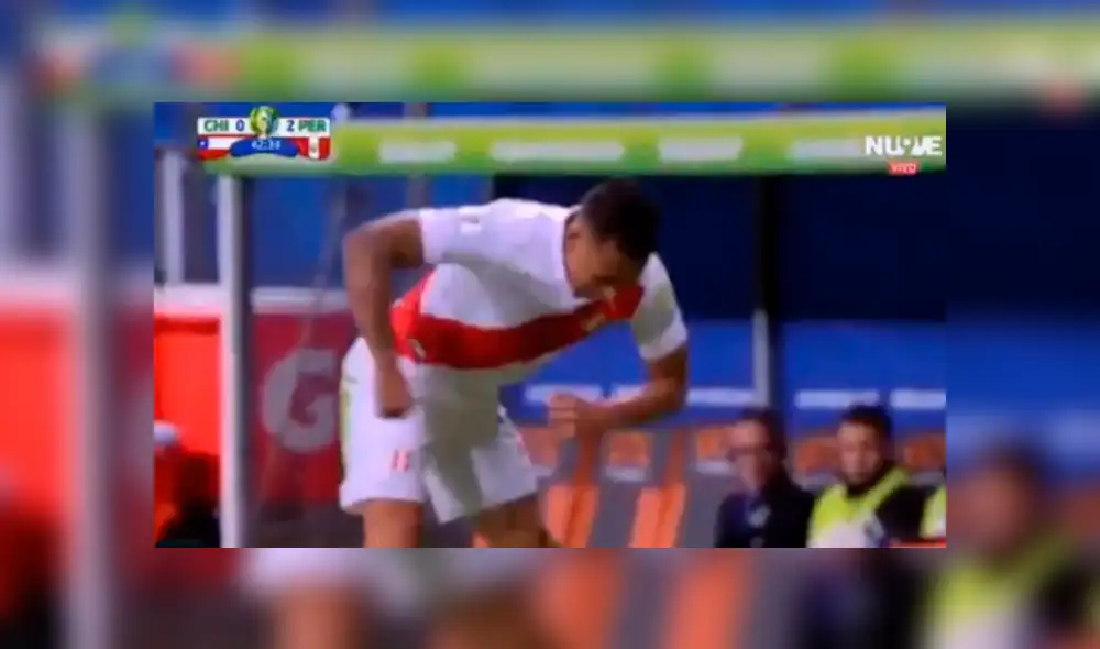Yotún segundo gol de Perú. Yotún segundo gol de Perú.