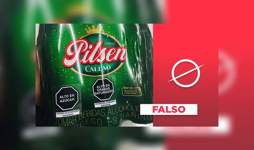 La conocida marca de cerveza también fue relacionada a los octógnos en las redes sociales. Composición: La República.