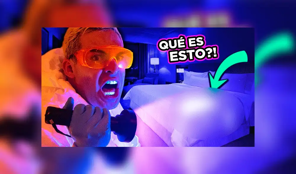 YouTube viral: ingresa con una linterna UV a hoteles de Lima y lo que descubre espanta [VIDEO]