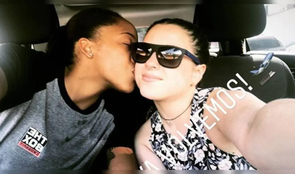 Clarivett Yllescas y su novia Patricia Graterol