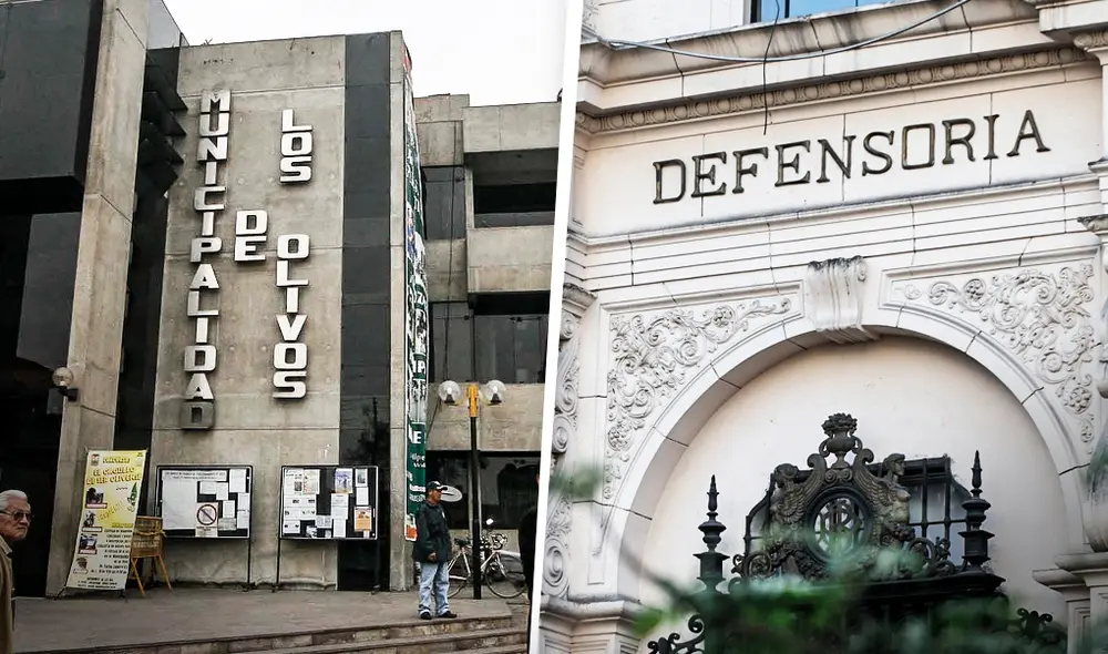 Municipalidad de Los Olivos - Defensoría del Pueblo. Foto: Composición LR