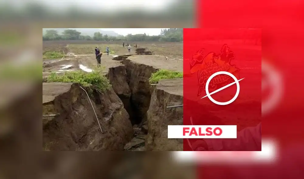 Grieta en la tierra no es de sismo en Loreto, sino de Kenia [FOTOS]