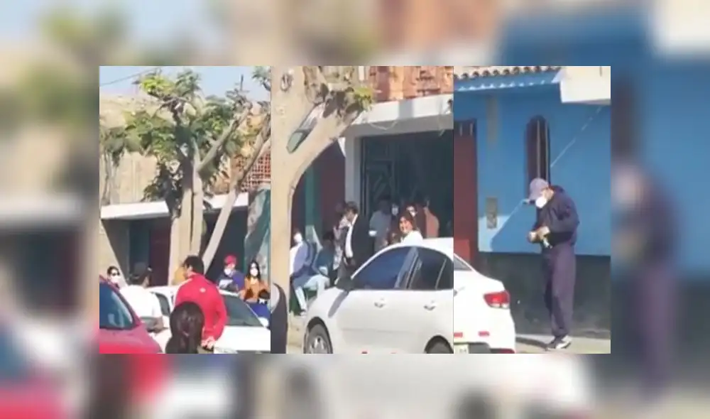 Personas no respetaban el distanciamiento social y no usaban mascarillas. (Foto: Captura de video / América Noticias)