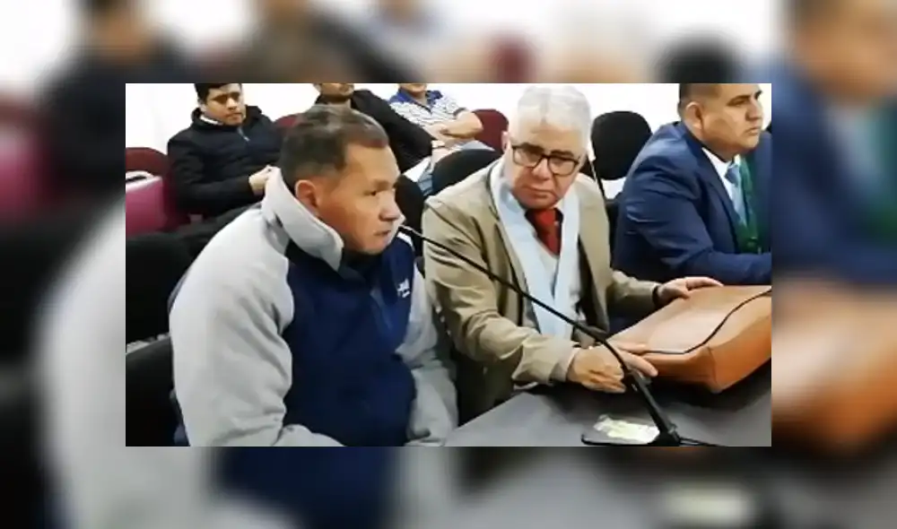 Audiencia de prisión preventiva contra el docente. Foto: Corte Superior de Justicia de Huaura