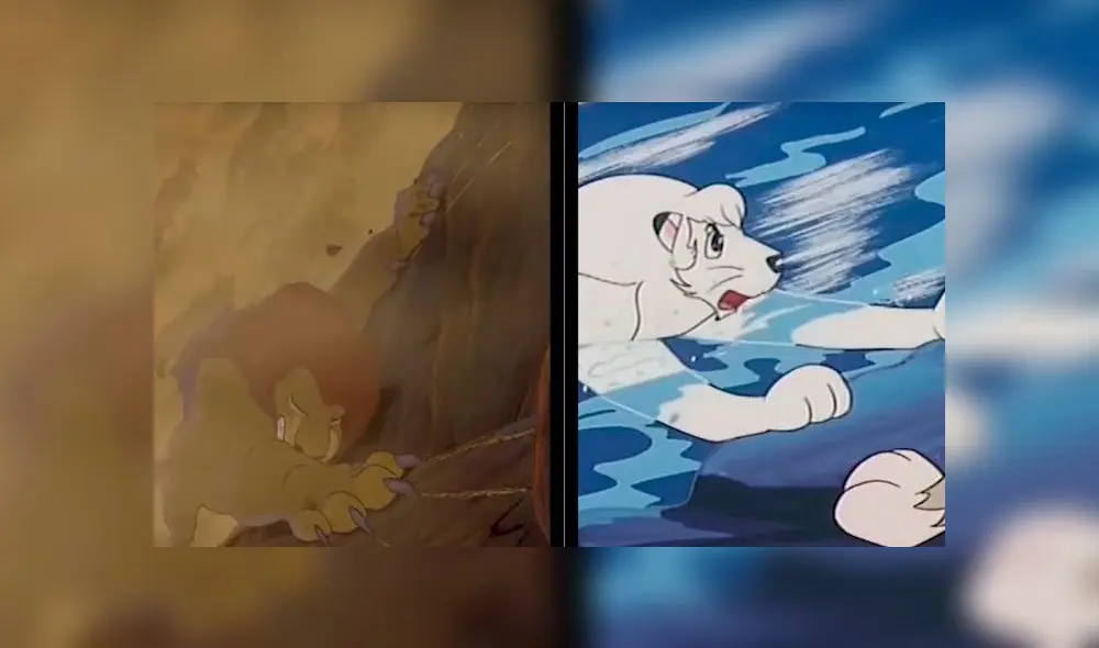 El Rey León se estrenó en 1994 y Kimba el León Blanco en 1950. Foto: YouTube.