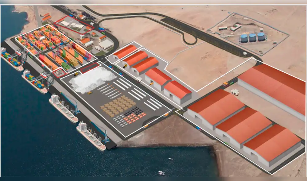 Terminal Portuario de Paracas invertirá 30 millones de dólares en almacén de minerales