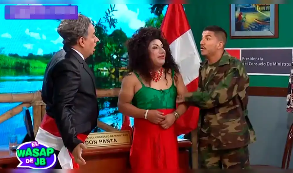 Critican polémico sketch del premier 'Don Panta' en 'El Wasap de JB' [VIDEO]