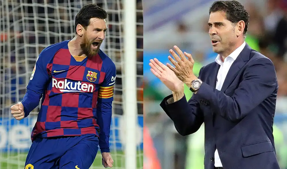 Lionel Messi debutó con Barcelona en 2004, un año después de que Hierro dejara el Real Madrid. Composición: EFE/AFP.