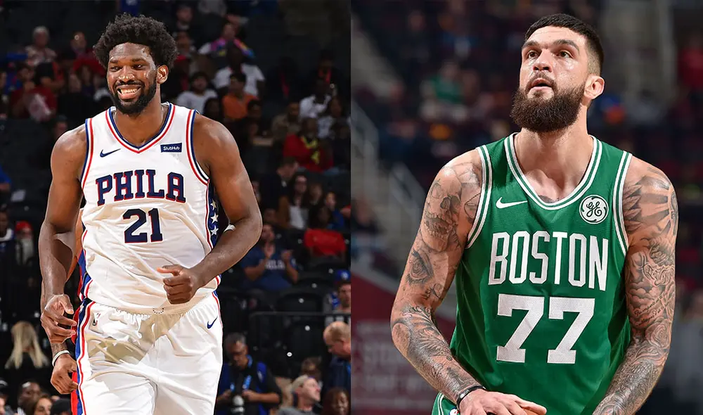 Boston y Phiadelphia se encuentran en la primera jornada de la NBA. (Créditos: AFP)
