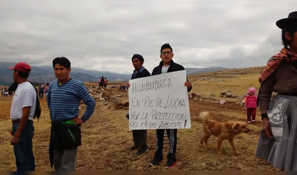 Comuneros de Huamanmarca se oponen a construcción de planta de tratamiento de residuos sólidos [FOTOS]