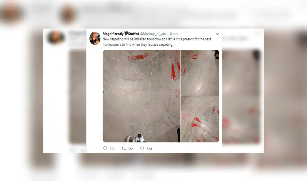 En Facebook, una mujer tuvo una ingeniosa idea para asustar a la nueva familia que se mudaría a su casa.