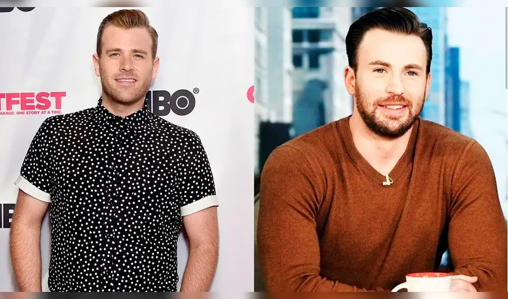 Chris Evans llega a la ceremonia de los Globos de Oro junto a su hermano Scott. Foto: Instagram