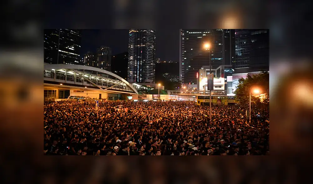 Cerca de dos millones protestaron en Hong Kong contra ley de extradición a China