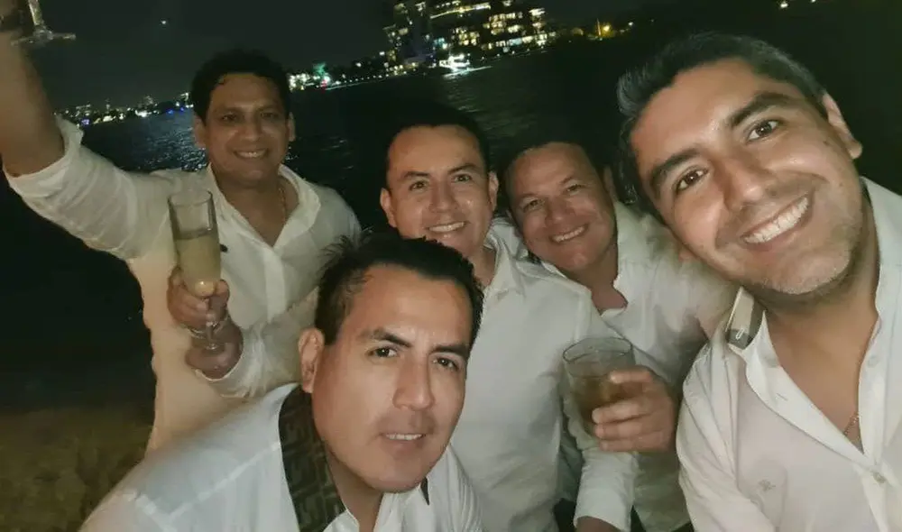 Valdez celebrando la llegada de nuevo años. Foto: captura