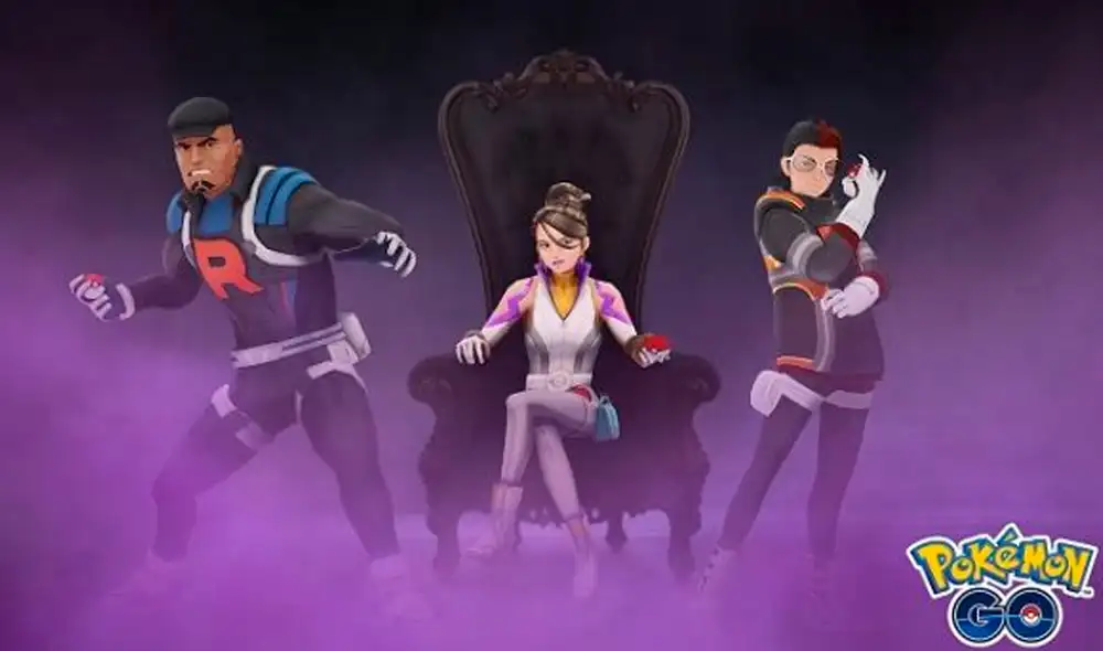 Cliff, Sierra y Arlo, líderes del Team GO Rocket, brindarán un huevo extraño como recompensa a los usuarios que los derroten. Foto: Pokémon GO Cliff, Sierra y Arlo, líderes del Team GO Rocket, brindarán un huevo extraño como recompensa a los usuarios que los derroten. Foto: Pokémon GO