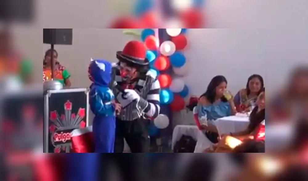 Facebook viral: niño 'trolea' a payaso que animaba su fiesta de cumpleaños [VIDEO]