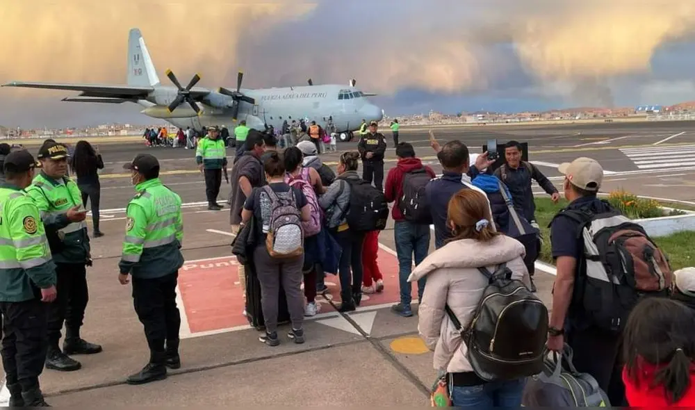 La ministra de Transportes y Comunicaciones, Paola Lazarte, indicó que el sector trabaja para que esta semana se reanuden las operaciones en los aeropuertos de Ayacucho y Juliaca. Foto: MTC