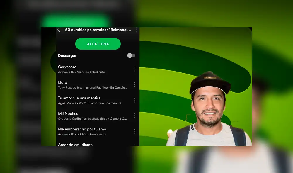 Facebook: lanzan playlist en Spotify en ‘honor’ a juerga de Reimond Manco [FOTOS]
