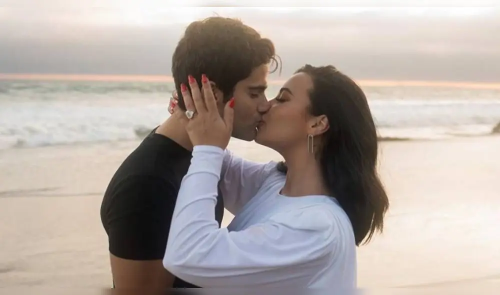 "Iluminas este mundo y soy el hombre más afortunado del mundo por poder llamarte mi prometida", escribió Max Ehrich. | Foto: Instagram